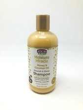 AFRICAN PRIDE MOISTURE MIRACLE SHAMPOO COCONUT OIL  HONEY 354ml free shipping