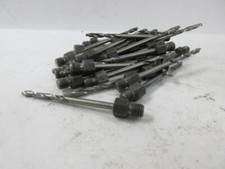THREADED SHANK AIRCRAFT DRILL BIT 30 X 2-1/2", 1" CUT LENGTH,1/4"-24. LOT OF 25