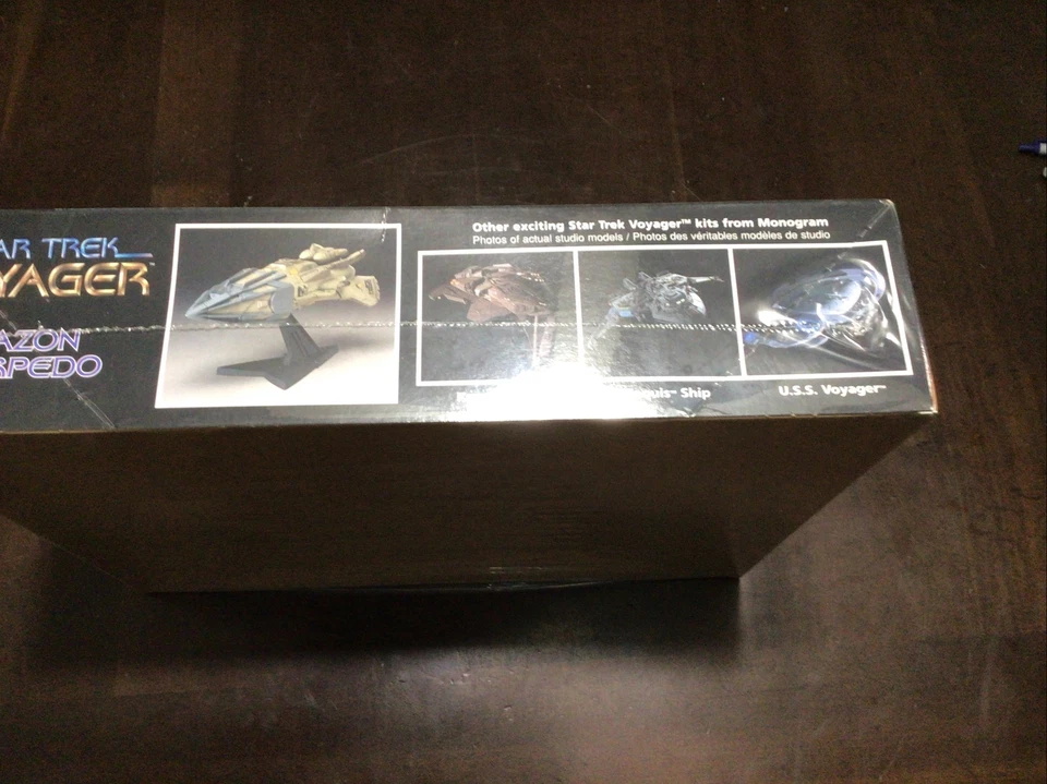 Kit modelo Kazon Torpedo Star Trek Voyager 1996 monograma #85-3608 sellado Foto 4 de 4