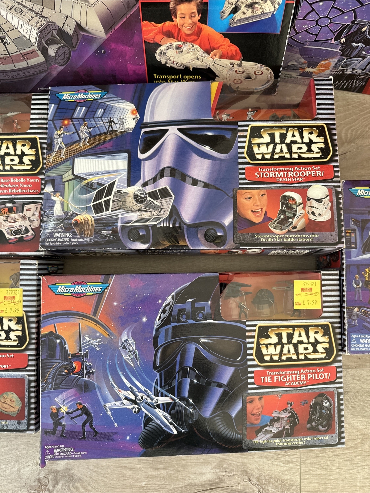 RARE Star Wars Micro Machines Playsets Bundle BOXED SOME NEW 90s Jabba