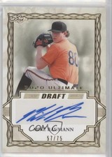 2020 Leaf Ultimate Draft Gold 57/75 Mike Baumann #BA-MB2 Auto g2u