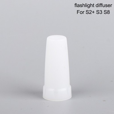 Max inner diameter 24.5mm flashlight diffuser (white) for Convoy S2 S3 S4 S5 S8
