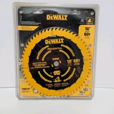 DeWalt 10-in 60-Tooth Fine Finish Carbide Table/Miter Saw Blade, DW3215PT - NEW