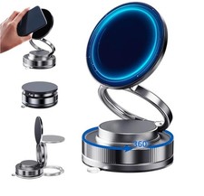 360  Adjustable Magnetic Vacuum Suction Cup Car Phone Holder Mount for MagSafe