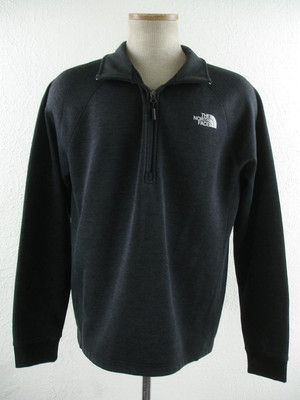Men's L The North Face Jacket Norris Point 1/2 Zip Pullover Sweater Black Jacket