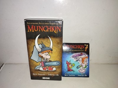 EDGE GAME - MUNCHKIN + MUCHKIN 7 EXPANSION - TOTAL OF 280 CARDS - WITH VF box