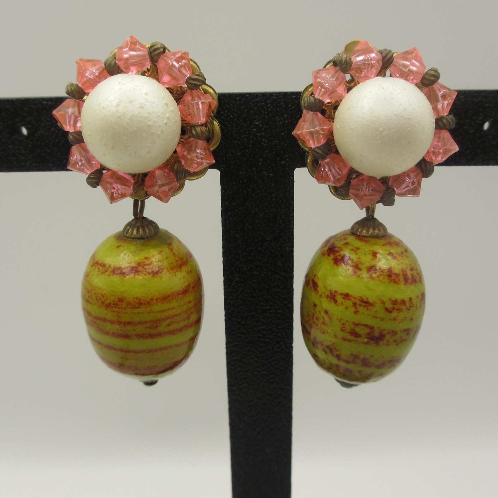 Vintage Eugene Earrings Statement Mod Drop Dangle… - image 2