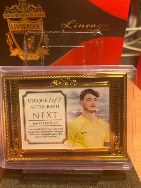 Futera UNIQUE - "Unique 1 of 1 Autograph NEXT" - James Trafford - 1/1