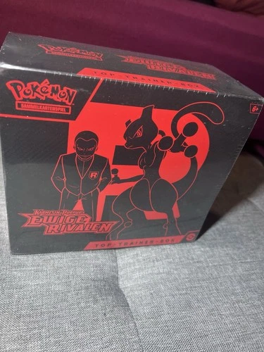 Pokémon TCG Top Trainer Box Karmesin & Purpur Ewige Rivalen Deutsch NEU & OVP