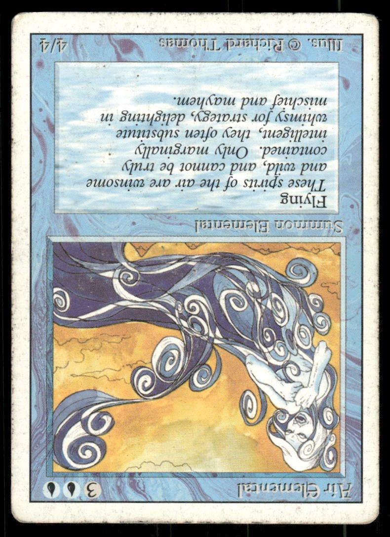 Air Elemental Uncommon Fourth Edition MTG Near Mint
