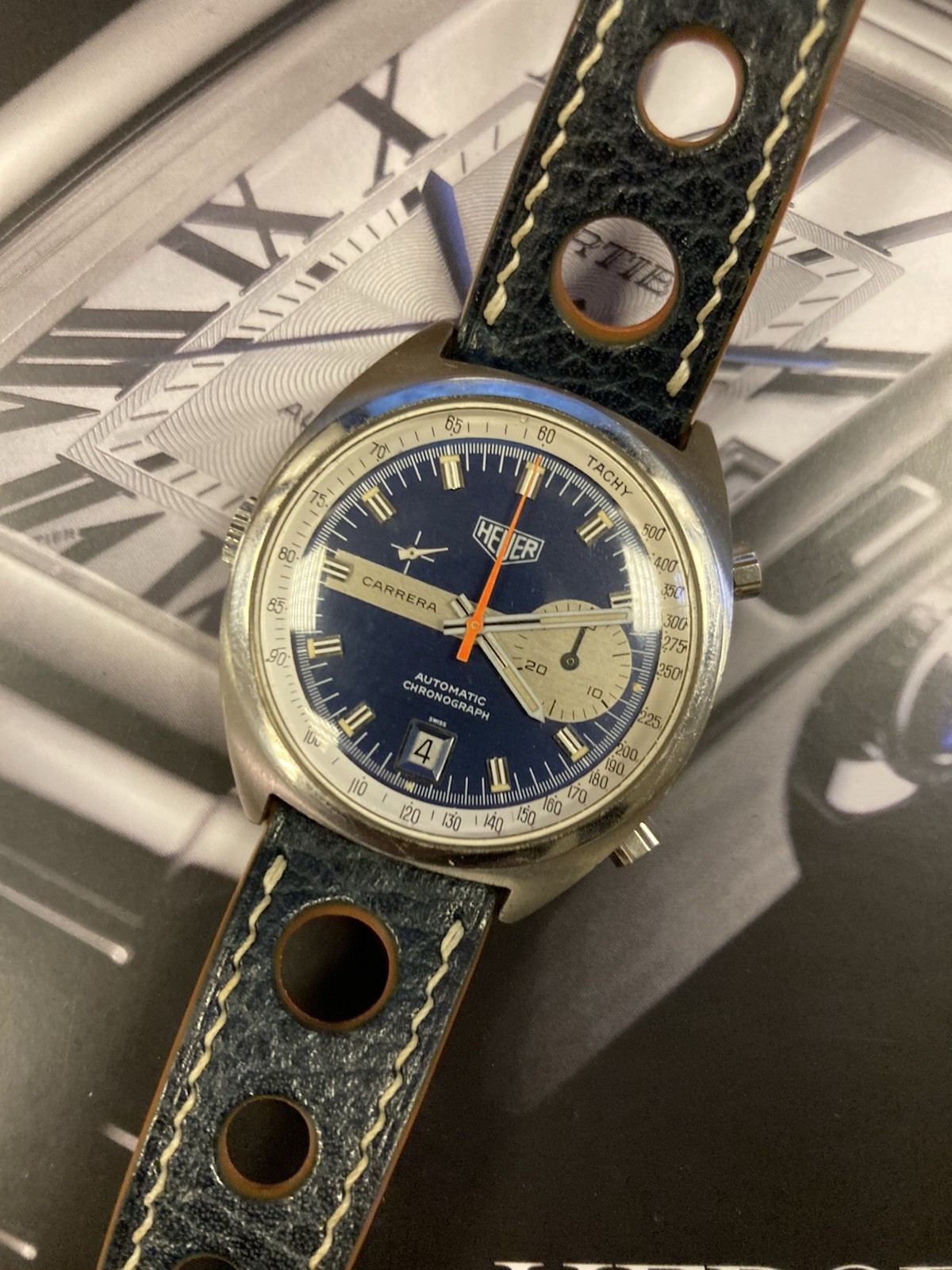 Heuer Carrera 1153 Calibre 15 Stainless