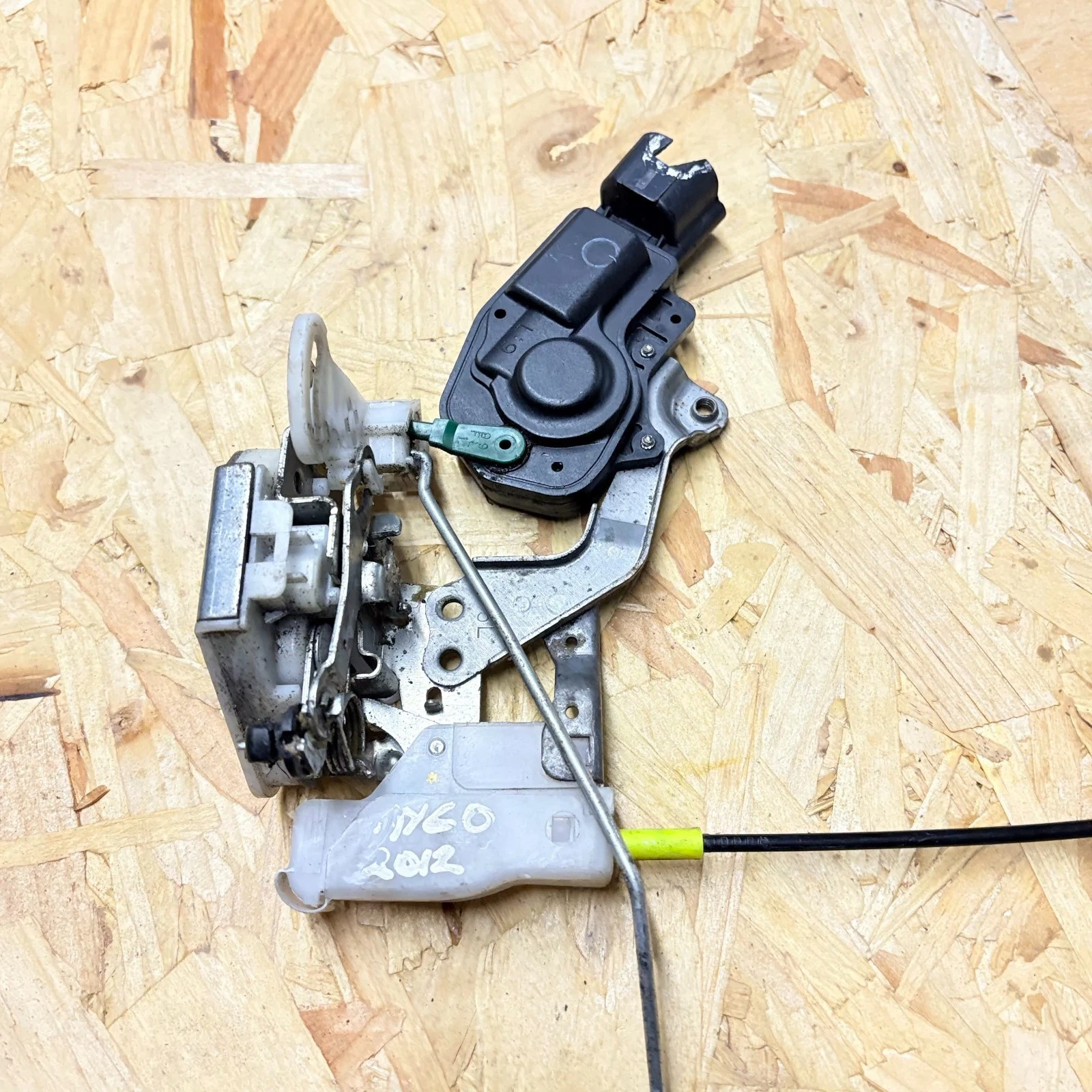 Actual Toyota Aygo front left door lock latch actuator mechanism