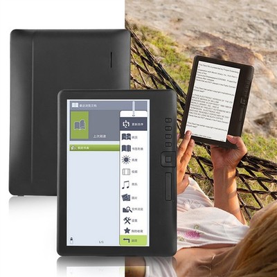 BK7019 Tragbarer 7Zoll E Book Reader Bunter Bildschirm Unterstützt Speicherkarte