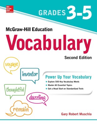 McGraw-Hill Education Vocabulary Grades 3-5, Second Edition - paperback Musc...