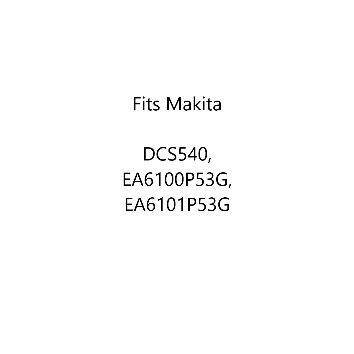 18" Bar & Full Chisel Chain, Makita DCS540, EA6100P53G, 180VXLHK095 / 72EXL068G