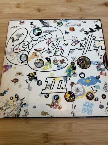 Led Zeppelin III LP SD 19128 Atlantic Green Red Label VG++ Vinyl Classic Rock