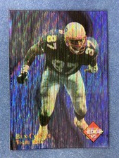 1995 Collector's Edge 22K Excalibur Prism Raindrop Ben Coates Patriots SSP