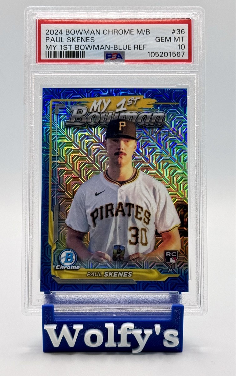 2024 Bowman Chrome - My 1st Bowman Paul Skenes #M1B-36 Blue Mojo