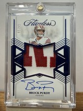 2025 Panini Flawless Brock Purdy Star Swatch Signatures Patch Auto /10 49ers