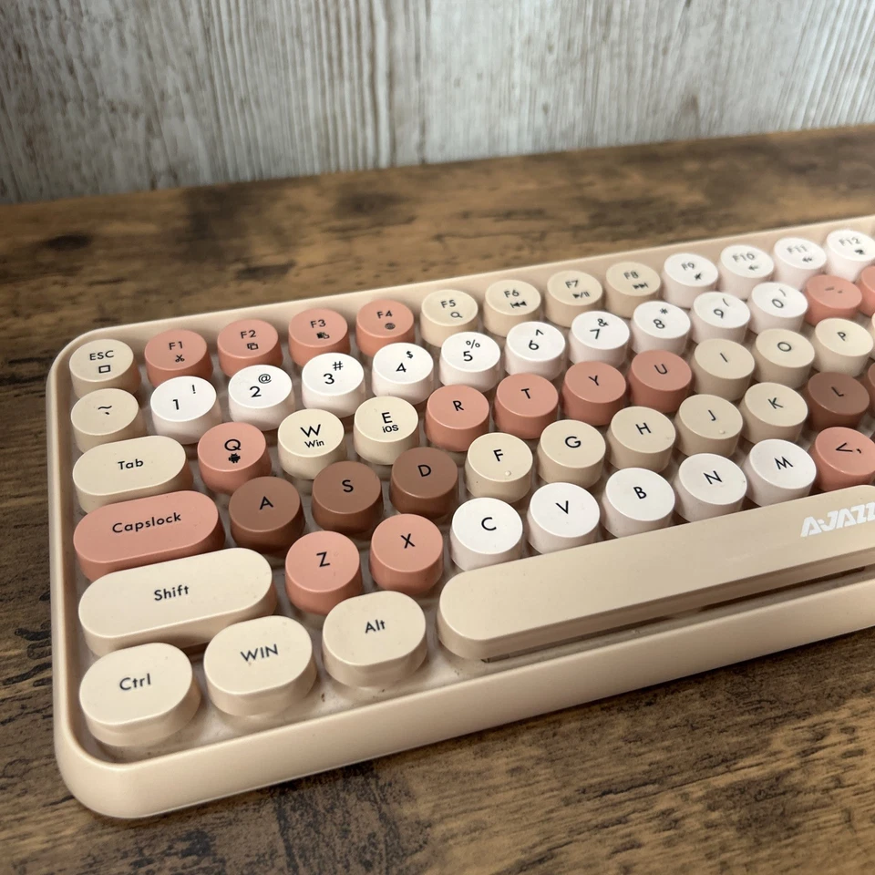 Ajazz 308i Bluetooth 3.0 Wireless Keyboard 84 Round Keys for Windows/iOS/Android - Image 2 of 4