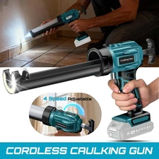 Cordless Caulking Gun for Makita 18V Batteries,Caulk Remover Tool, LED Light