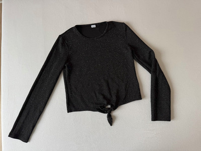 Festlicher glitzernder Pullover von Zeeman - Größe 146/152 - schwarz