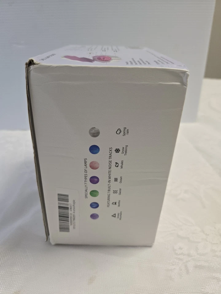 Luz proyectora onda lámpara carcasa, altavoz Bluetooth ruido blanco. Foto 3 de 3