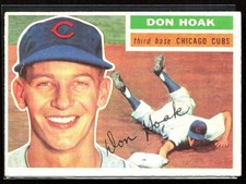 Don Hoak 1956 Topps #335 Chicago Cubs