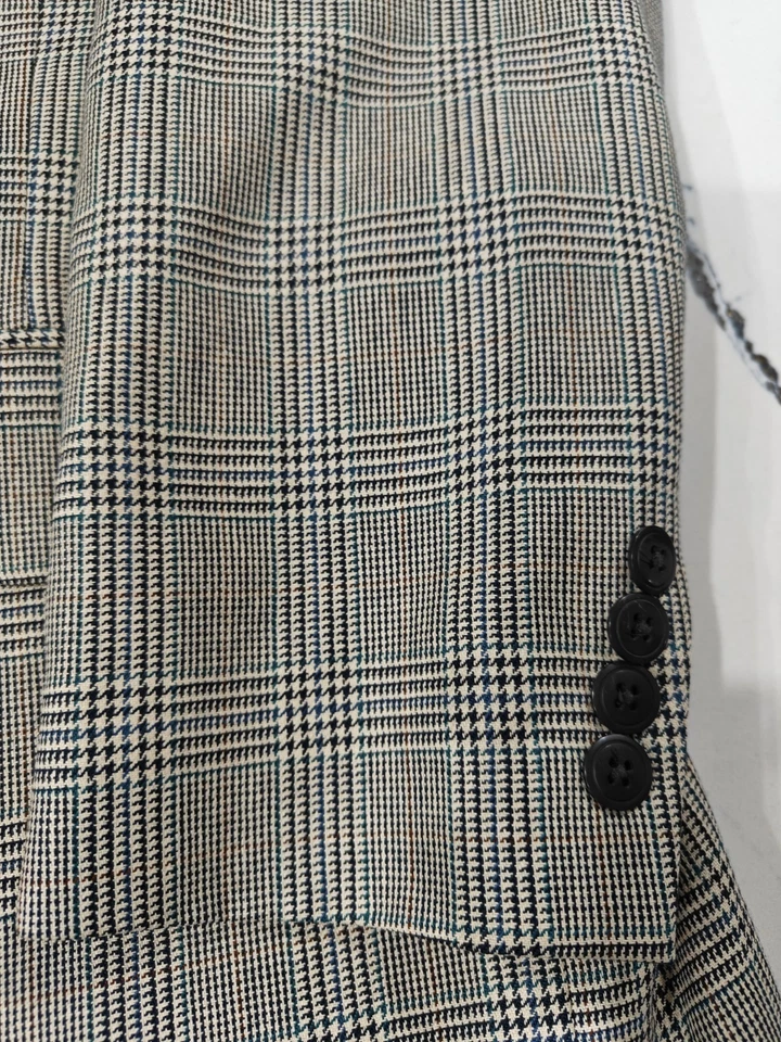 Abrigo deportivo chaps Ralph Lauren Blazer 38S lana a cuadros seda ventana panel para hombre  Foto 3 de 4