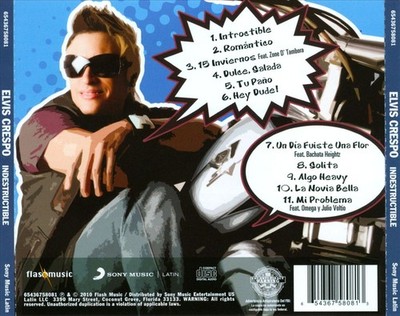 ELVIS CRESPO INDESTRUCTIBLE NEW CD