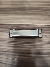 Ten Hole Silver Harmonica