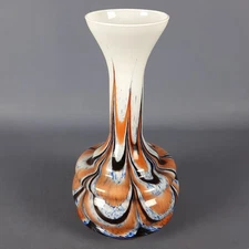 CARLO MORETTI Murano glass vase submerged design modernism Italy 70s