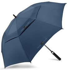 ZOMAKE Golf Umbrella Windproof, Extra Large Oversized 62 INCH, A-Navy Blue