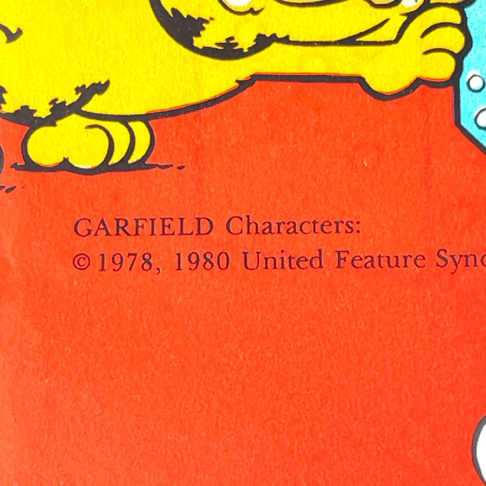 "Mantel vintage 1978 Garfield Gibson 54"" x 96"" nuevo de lote y papel de envolver" Foto 2 de 4