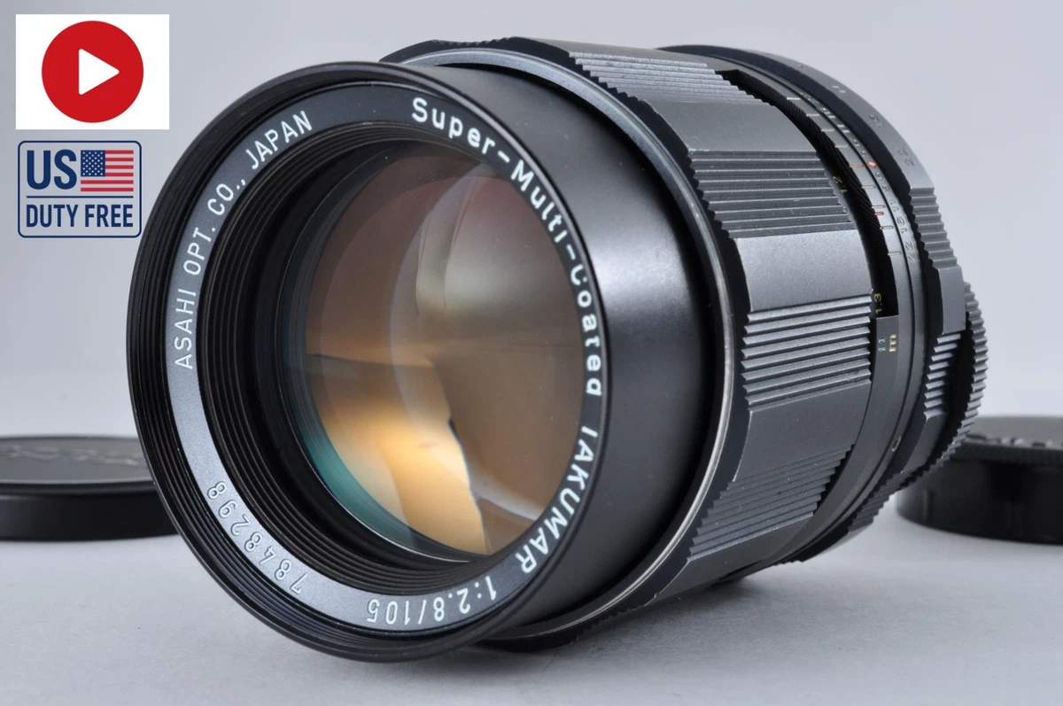 PENTAX smc TAKUMAR 105mm f2.8 m42マウント Near Mint] Pentax Super Multi Coated Takumar 105mm F2.8 M42 Lens