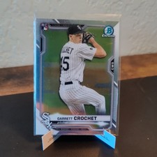 Topps 2021 Bowman Chrome Garrett Crochet #63 (RC) Chicago White Sox Base Set