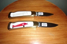 Texaco Airplane 7 inch Locking Knives Test Samples RC2 ERTL The Texas Company