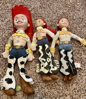 3x) JESSIE Disney Pixar Toy Story Dolls ~ 1 Thinkway Pull String/Voice Works!!!