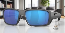 COSTA DEL MAR 6S9079 09 Fantail Pro Matte Gray Blue Mirror 60 m Men's Sunglasses