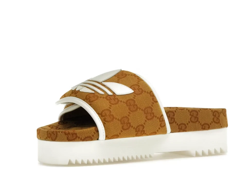全新 GUCCI x ADIDAS 原装 GG MONOGRAM SLIDE MESA 尺寸 6 女式 — 第 2/3 张图片