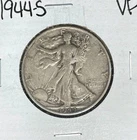 1944-S WALKING LIBERTY SILVER HALF DOLLAR  ~ VF  ~ NICE COIN ~ 90% SILVER