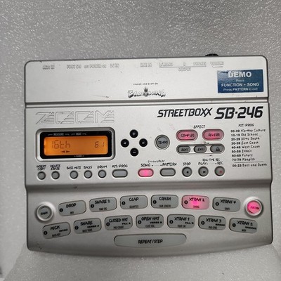 ZOOM SB-246 Streetboxx Drum Machine Percussion Bass Street Box - Tested - USA