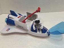 Astro Venture Space Shuttle Toy Plastic Spaceship for Kids with Lights  Sounds