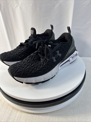 Size 9  Women s Under Armour HOVR Mega 2 Clone Black White