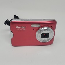 Vivitar ViviCam X029 10.1MP Digital Camera - Strawberry Red - UNTESTED
