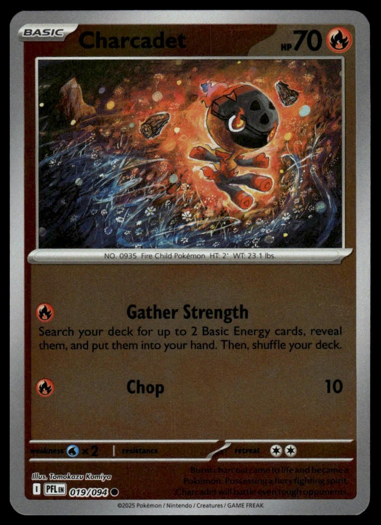 Charcadet ME02: Phantasmal Flames #019/094 Reverse Holo NM