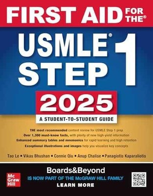 First Aid for the USMLE Step 1 - Paperback, by Le Tao; Bhushan - Acceptable n