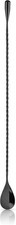 Gunmetal Weighted Stainless Steel Barspoon, Japanese Twisted Stem Handl...