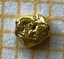 Natur Goldnugget, echtes Gold aus Alaska/Yukon (als Geschenk/Sammlerartikel)E77