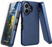 For TCL NXTPAPER 70 Pro 5G Phone Case with Screen Protector,Dual Layer Heavy Dut